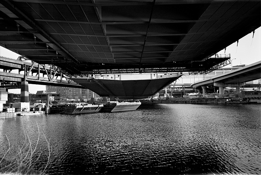 Boston Big Dig Zakim Bridge Construction