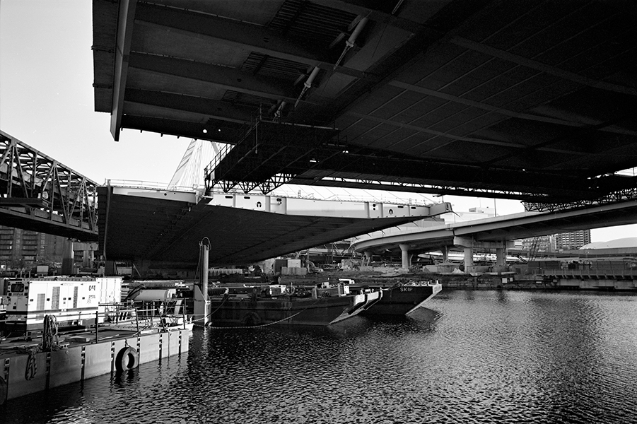 Boston Big Dig Zakim Bridge Construction