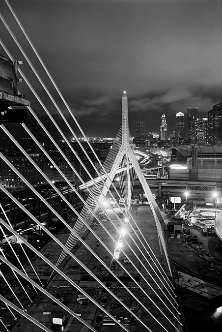 Boston Big Dig Zakim Bridge Construction