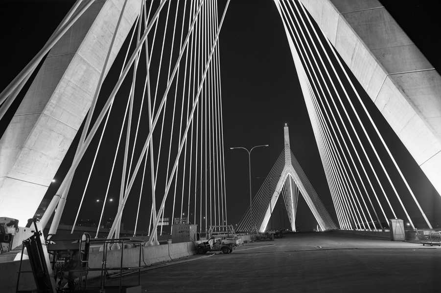 Boston Big Dig Zakim Bridge Construction