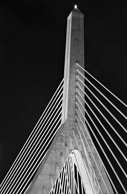 Boston Big Dig Zakim Bridge Construction