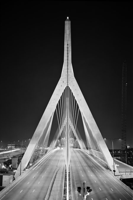 Boston Big Dig Zakim Bridge Construction