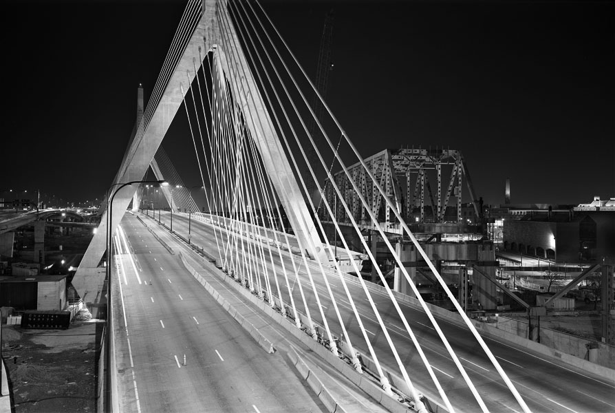 Boston Big Dig Zakim Bridge Construction