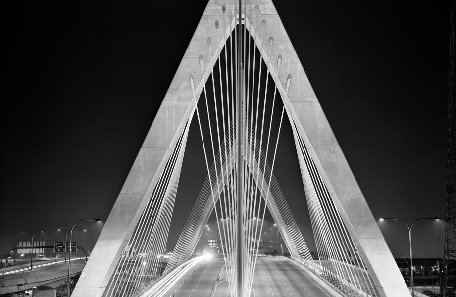 Boston Big Dig Zakim Bridge Construction