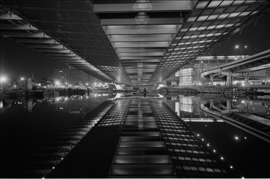 Boston Big Dig Zakim Bridge Underside Construction