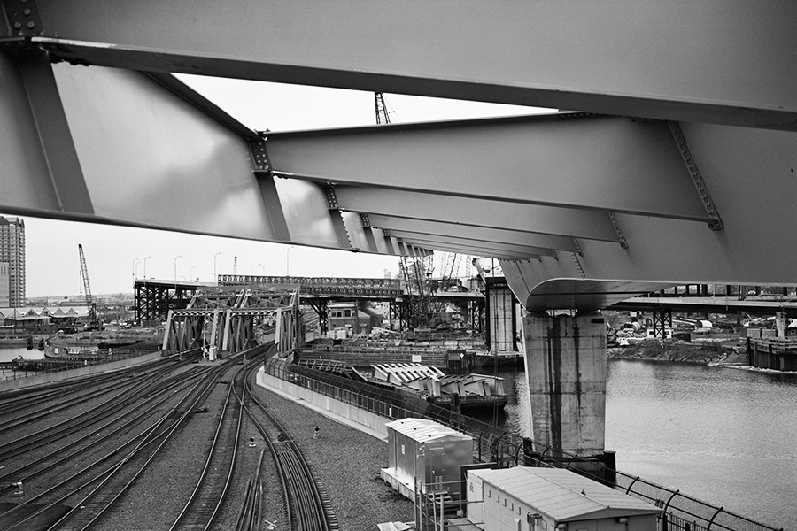 Boston Big Dig Zakim Bridge Construction