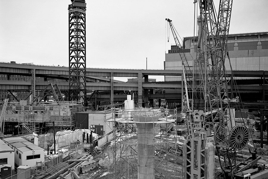 Boston Big Dig Zakim Bridge Construction