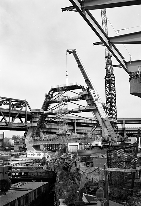 Boston Big Dig Zakim Bridge Construction