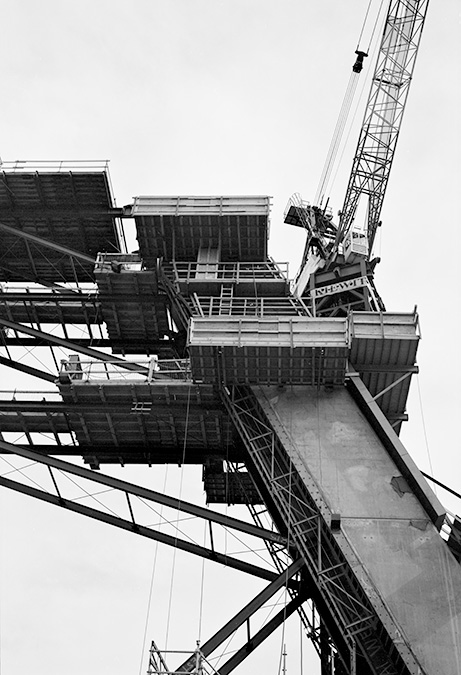 Boston Big Dig Zakim Bridge Construction