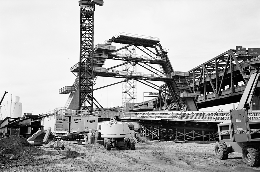 Boston Big Dig Zakim Bridge Construction