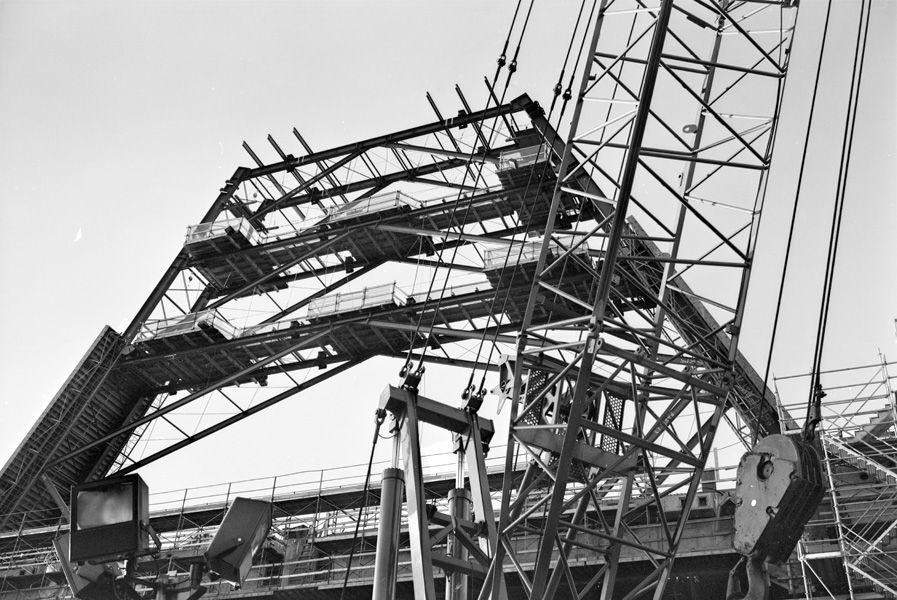 Boston Big Dig Zakim Bridge North Tower Construction