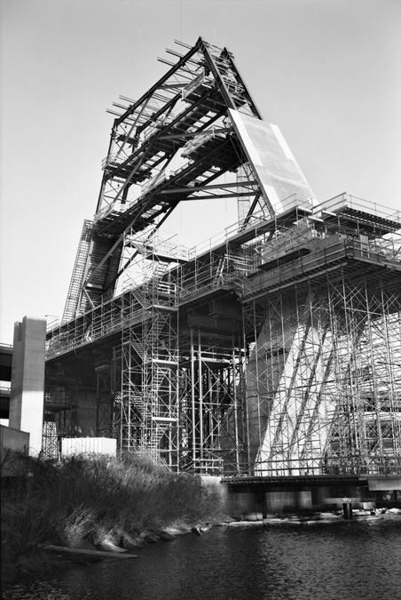 Boston Big Dig Zakim Bridge Construction